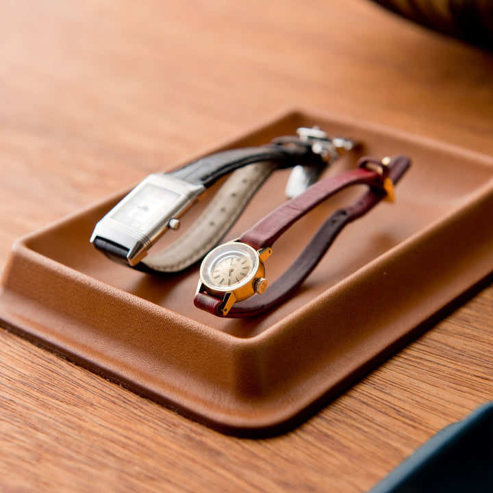 colm レザートレイ Sサイズ 皮革 文具トレイ