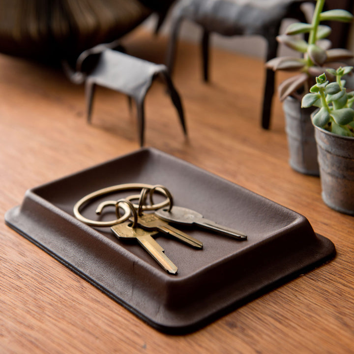 colm レザートレイ Sサイズ 皮革 文具トレイ