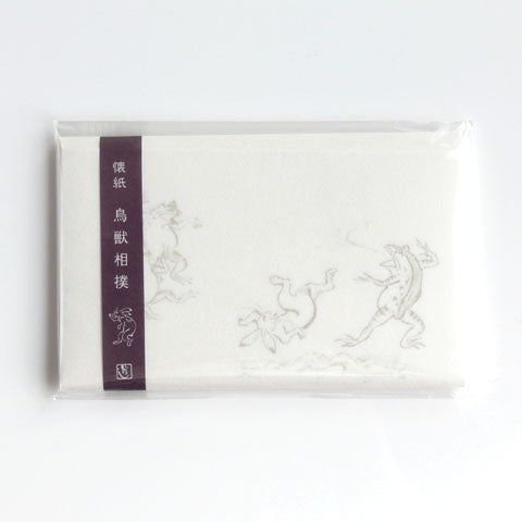 新商品入荷「中川政七商店　懐紙・鳥獣相撲」
