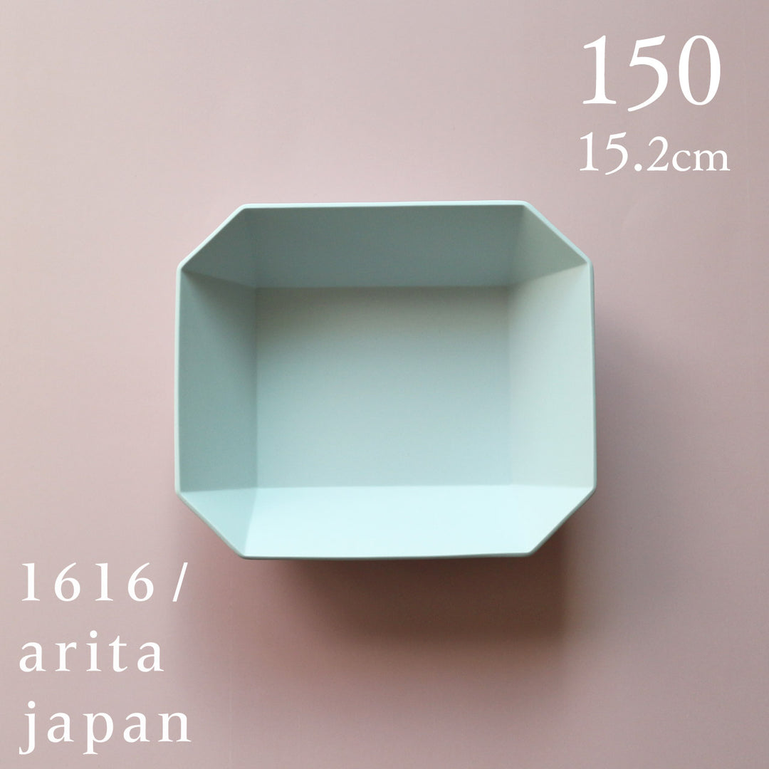 1616/arita japan スクエアボウル TY standard グレー