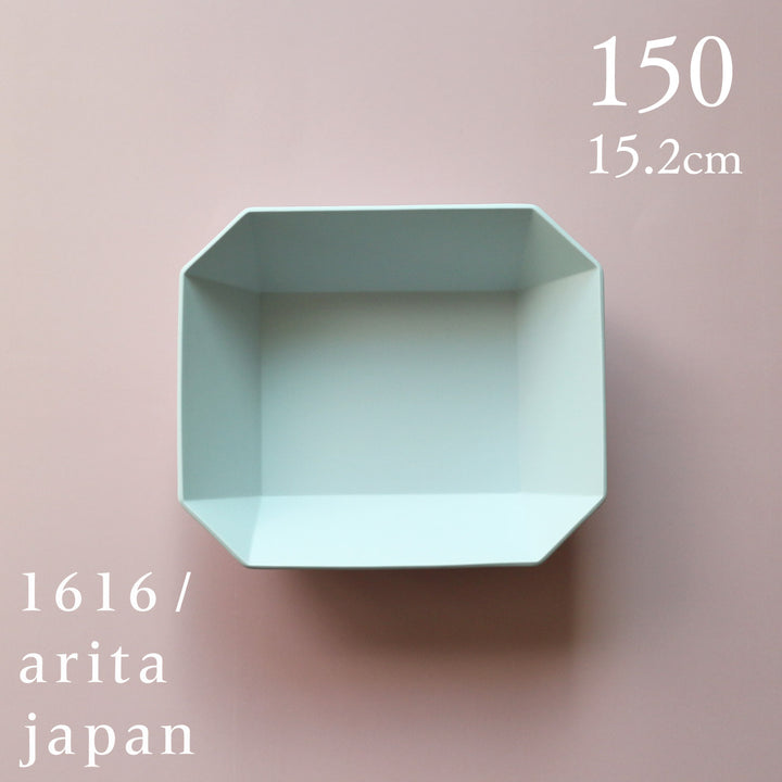 1616/arita japan スクエアボウル TY standard グレー