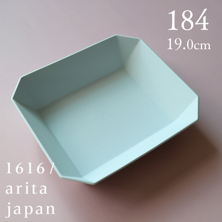 1616/arita japan スクエアボウル TY standard グレー