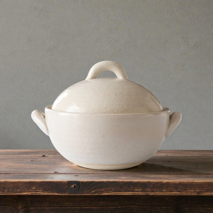 4th-market コセール5号鍋 土鍋 1人～1.5人用 白 黒 黄色