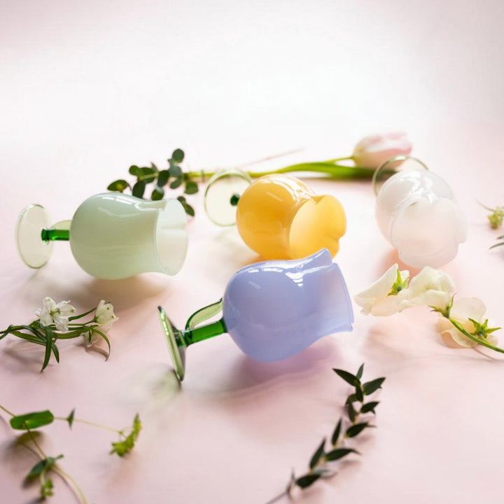 amabro Bloom Glass ワイングラス ミルクガラス 耐熱ガラス