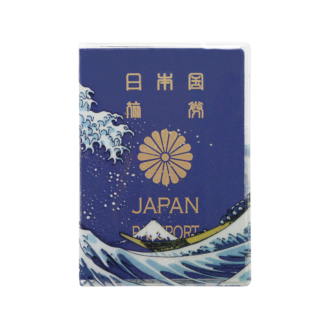 浮世絵パスポートカバー AKAFUJI AOFUJI / メール便可
