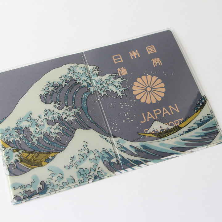浮世絵パスポートカバー AKAFUJI AOFUJI / メール便可