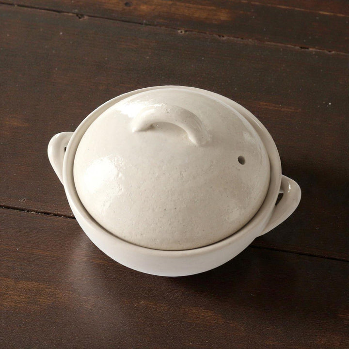 4th-market コセール5号鍋 土鍋 1人～1.5人用 白 黒 黄色