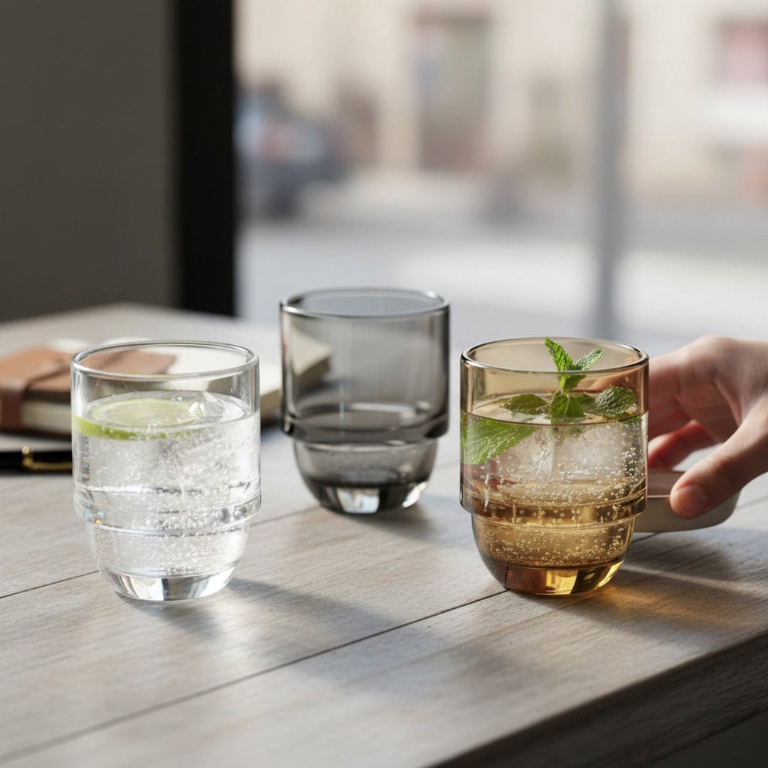 HASAMI PORCELAIN ラウンドグラスカップ 350ml