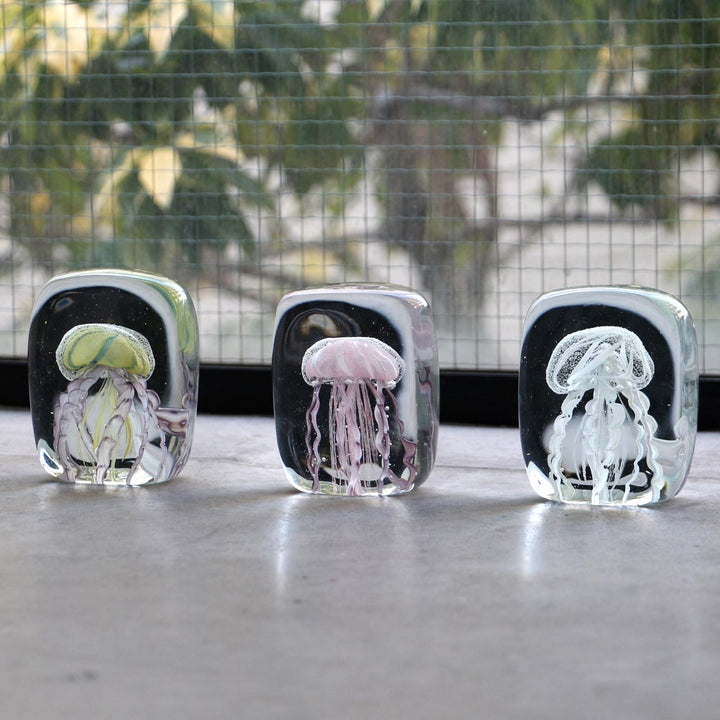 JERRYFISH TWISTED LEG Square クラゲのガラスオブジェ