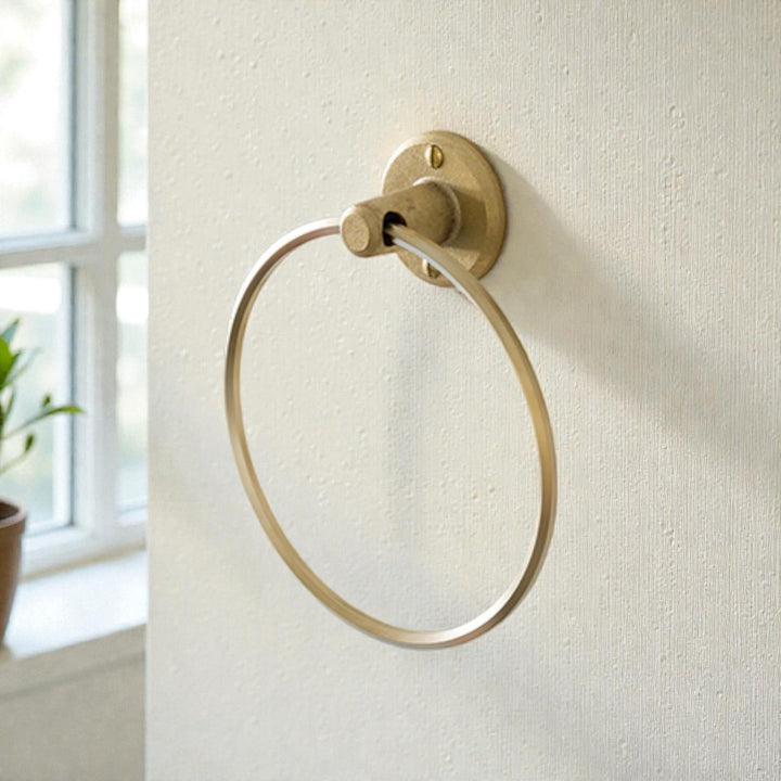 FUTAGAMI 真鍮タオルリング 木ネジ止めタイプ