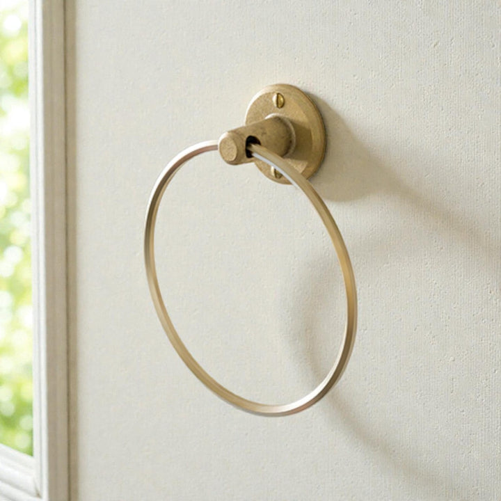 FUTAGAMI 真鍮タオルリング 木ネジ止めタイプ