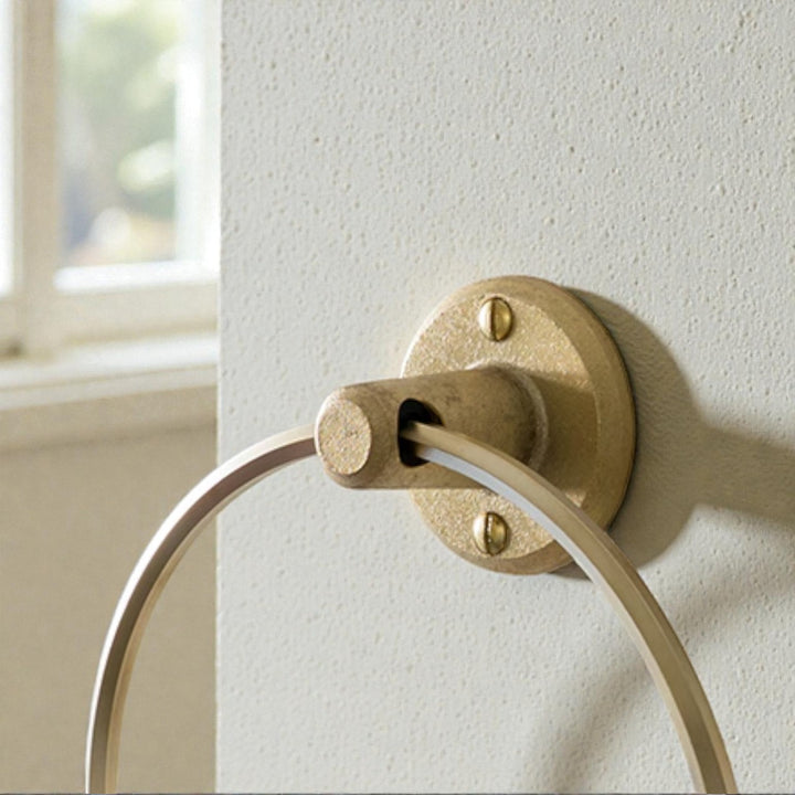 FUTAGAMI 真鍮タオルリング 木ネジ止めタイプ