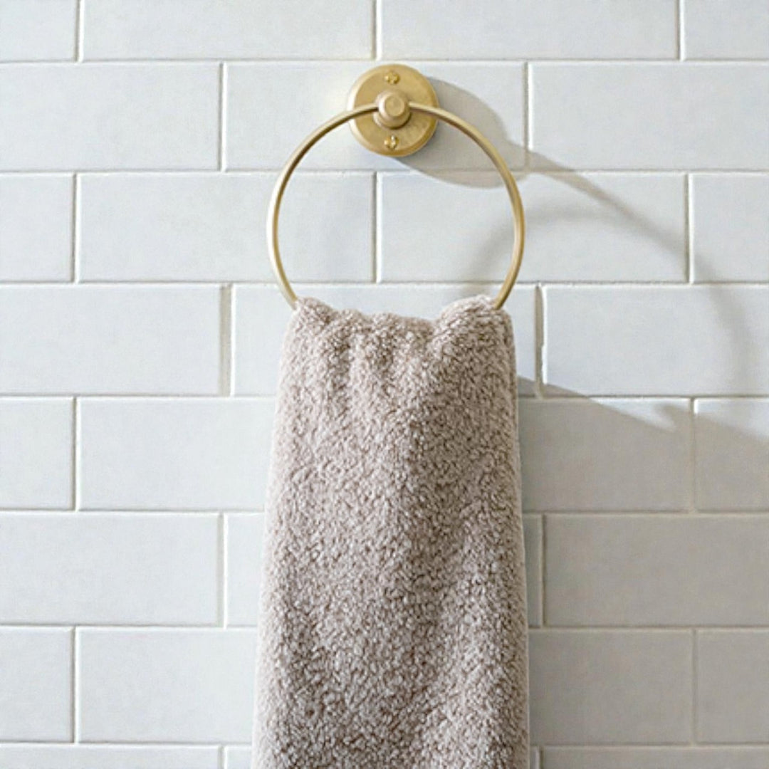 FUTAGAMI 真鍮タオルリング 木ネジ止めタイプ