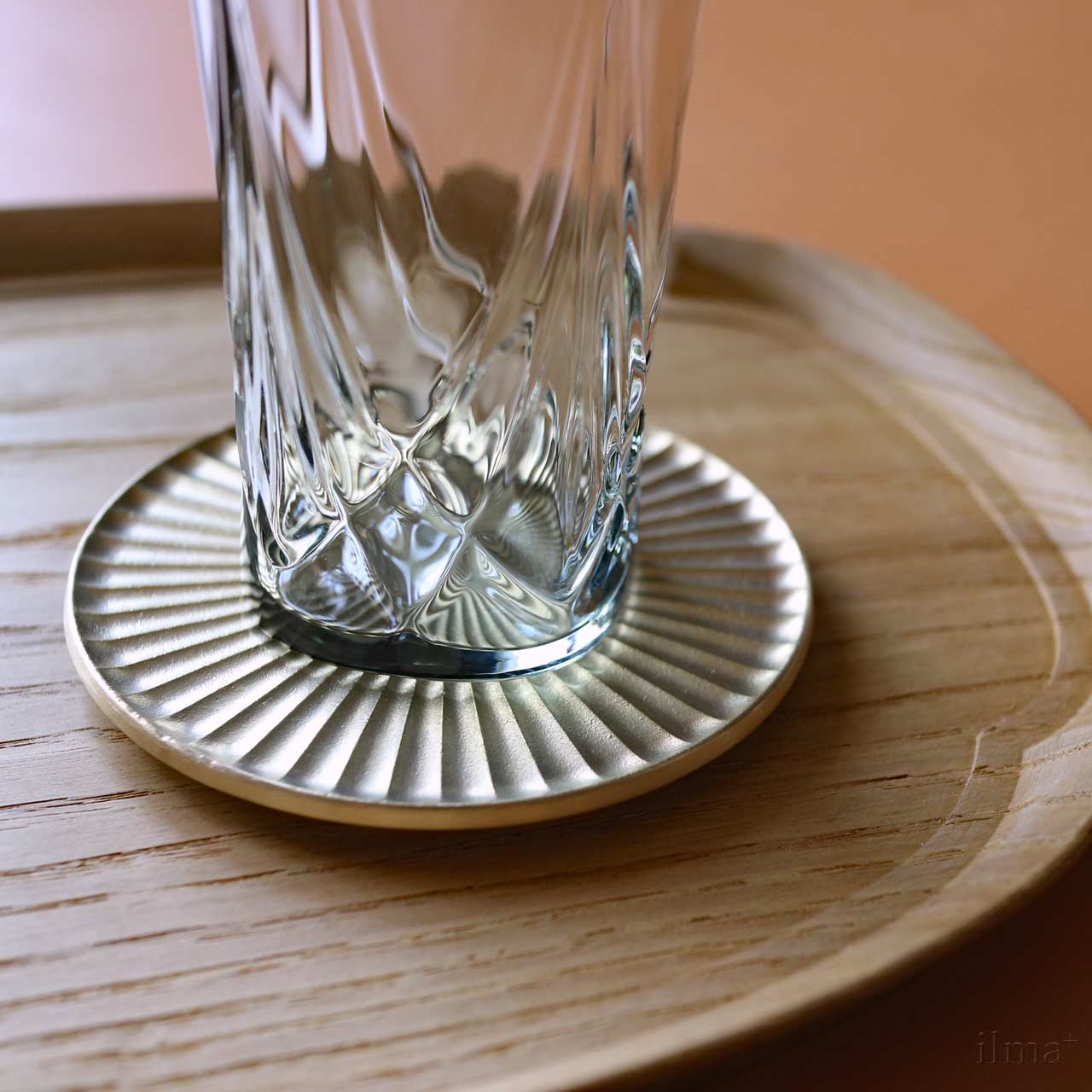 FUTAGAMI 真鍮鋳肌のコースター 光芒 / メール便可 – 生活雑貨 育てる