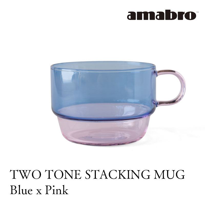 amabro TWO TONE STACKING MUG 耐熱ガラス カップ＆ソーサー – 生活